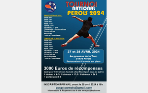 Tournoi National Perols 2024