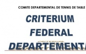 Inscription Critérium Fédéral