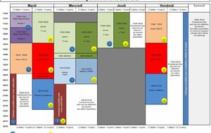 Le planning des entrainements 26/27 publié !