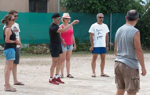 Jérôme, Marie-Laure, Sylvain, Stéphanie, David et Jean Luc
