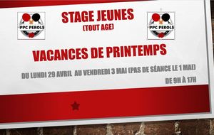 2019 Stage printemps Jeunes