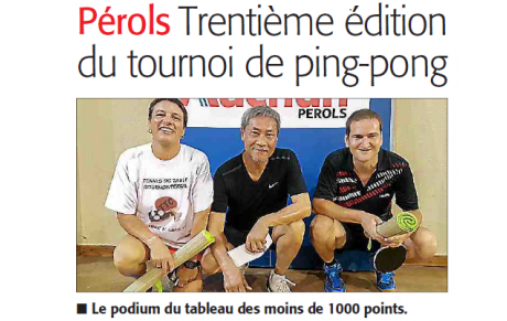 Midi Libre 30ème édition des tournois d'été